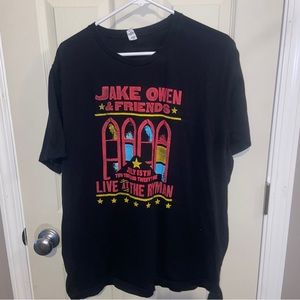 Jake Owen Ryman Official Tour Shirt Size 2XL XXL Tyler Childers Luke Combs.